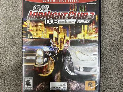 PS2 Midnight Club 3 DUB Edition Remix Greatest Hits - Great Condition