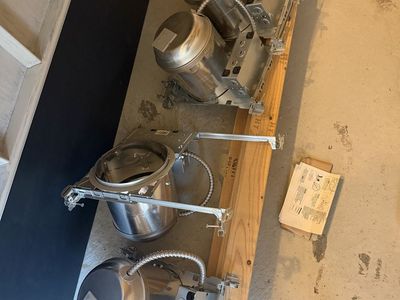 4 recessed can light housings-New construction