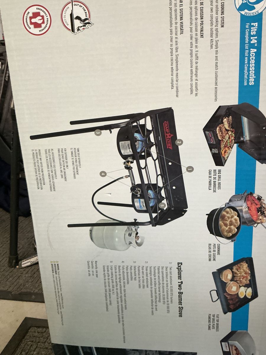 Camp chef explorer brand new