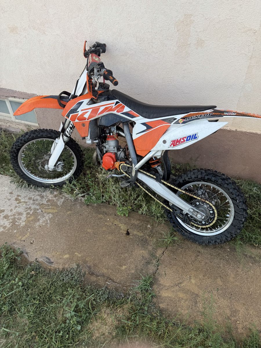 KTM Dirt Bike Used Motocross Motorcycle Orange White