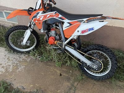 KTM Dirt Bike Used Motocross Motorcycle Orange White