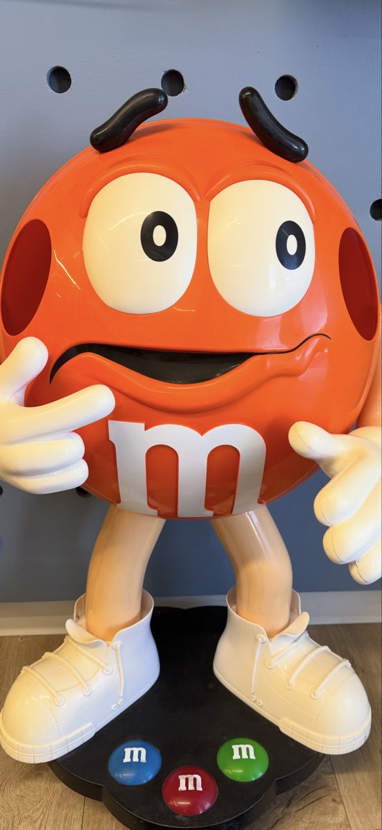 Large Orange M&M