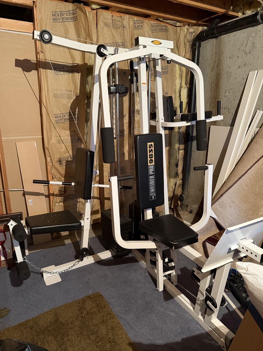 Weider Pro 9835 Home Gym Multi-Station Fitness Equipment FREE 
