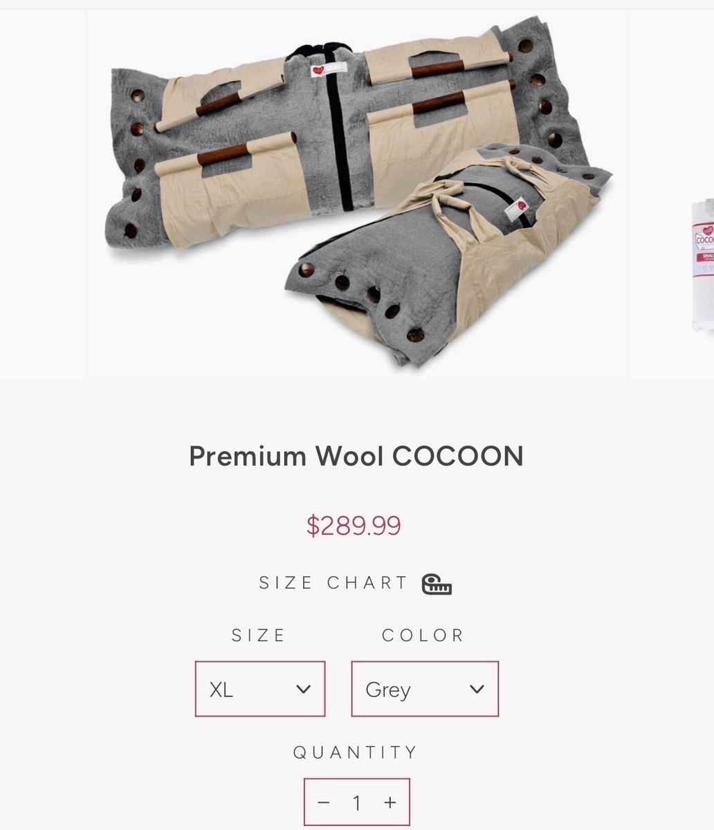 Cocoon® - Eco-Friendly Pet Burial & Cremation Ceremony Kit (Premium Wool) - Cask
