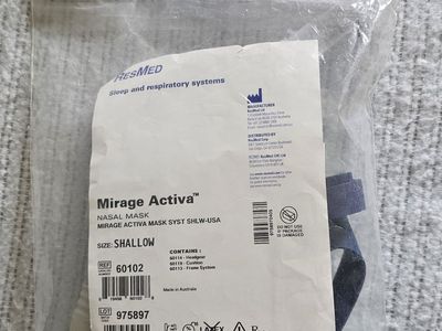 ResMed Mirage Activa Nasal Mask (Shallow) #60102