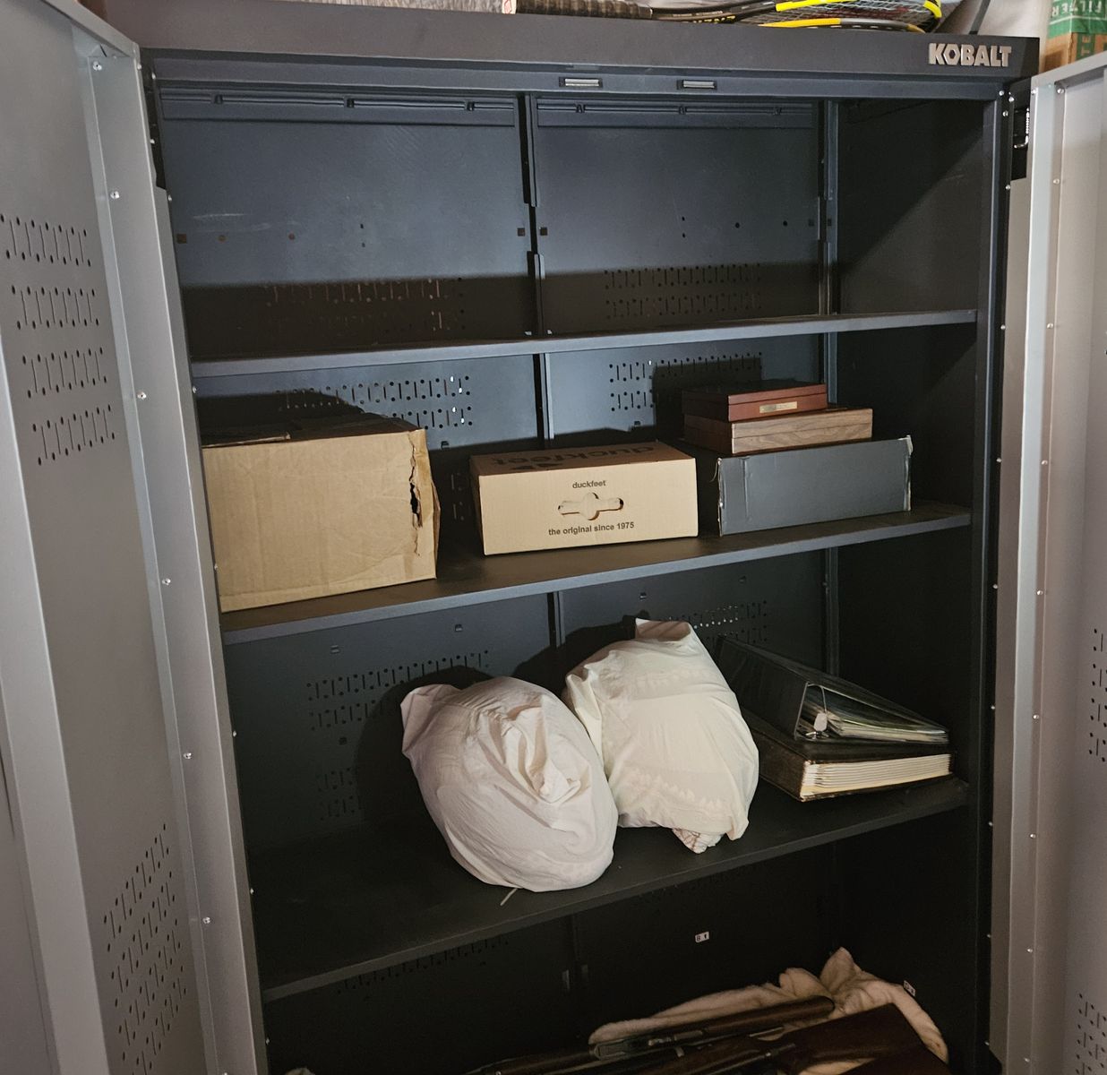 Locking cabinet  6ft T x 4 ft W x 18" D