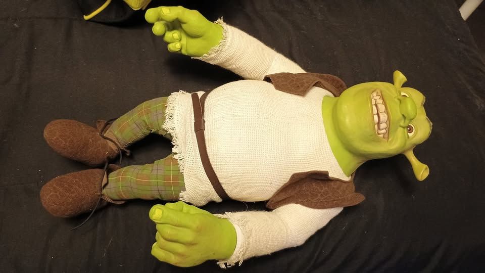 Shrek Poseable 14" Plush Doll Figure McFarlane Toys 2001