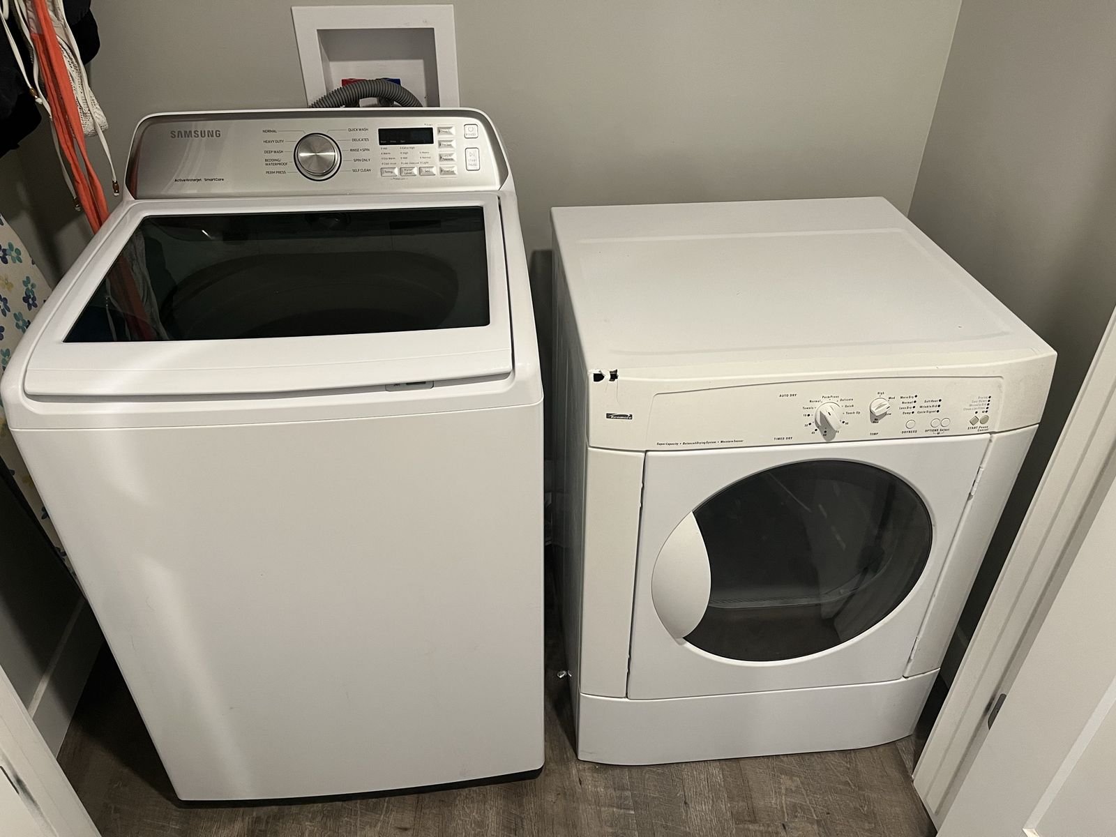 Washer and Dryer