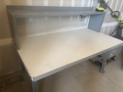 Heavy-Duty Garage Workbench