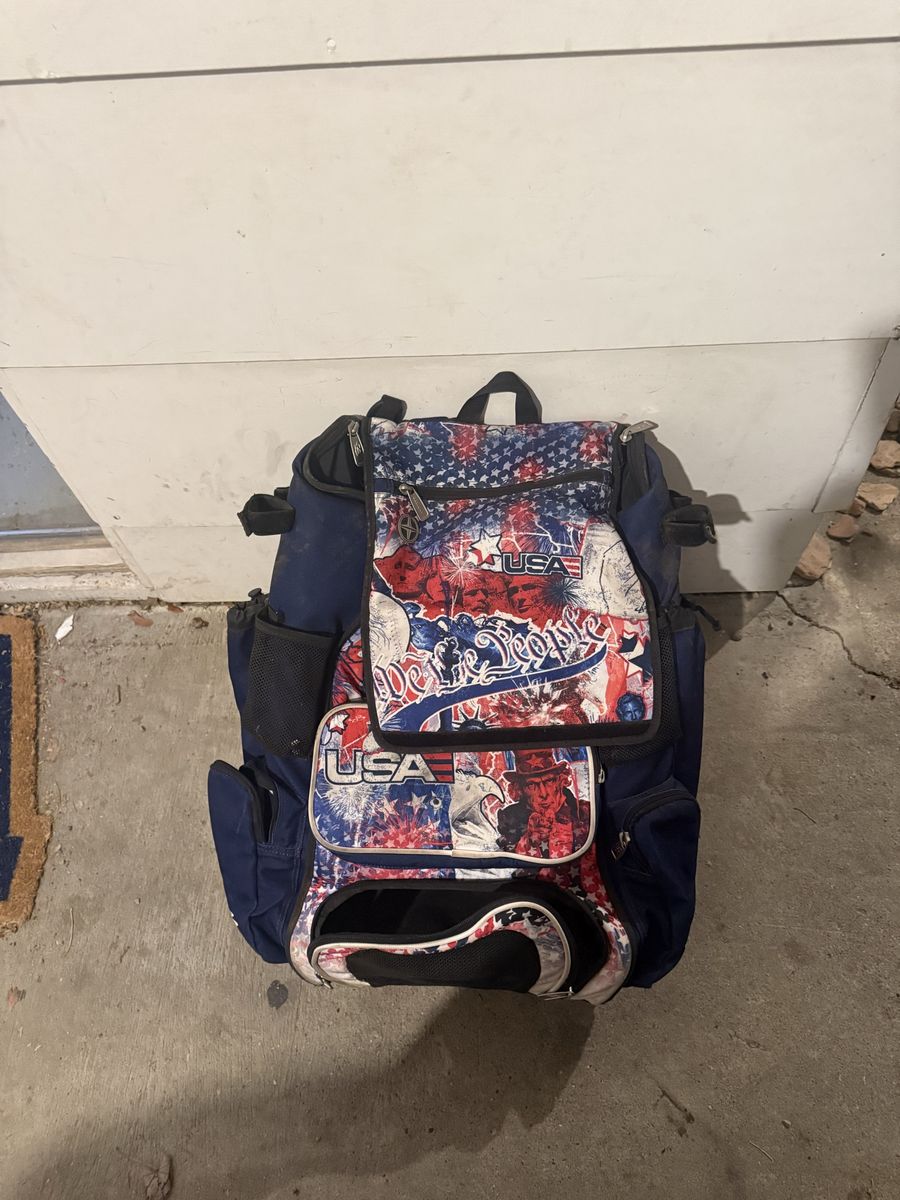 BOMBAH USA We The People Patriotic Sports Backpack Baseball Bag