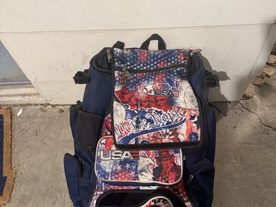 BOMBAH USA We The People Patriotic Sports Backpack Baseball Bag