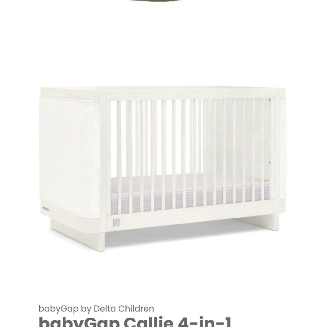 NEW- Baby Gap Callie 4-in-1 Upholstered Crib