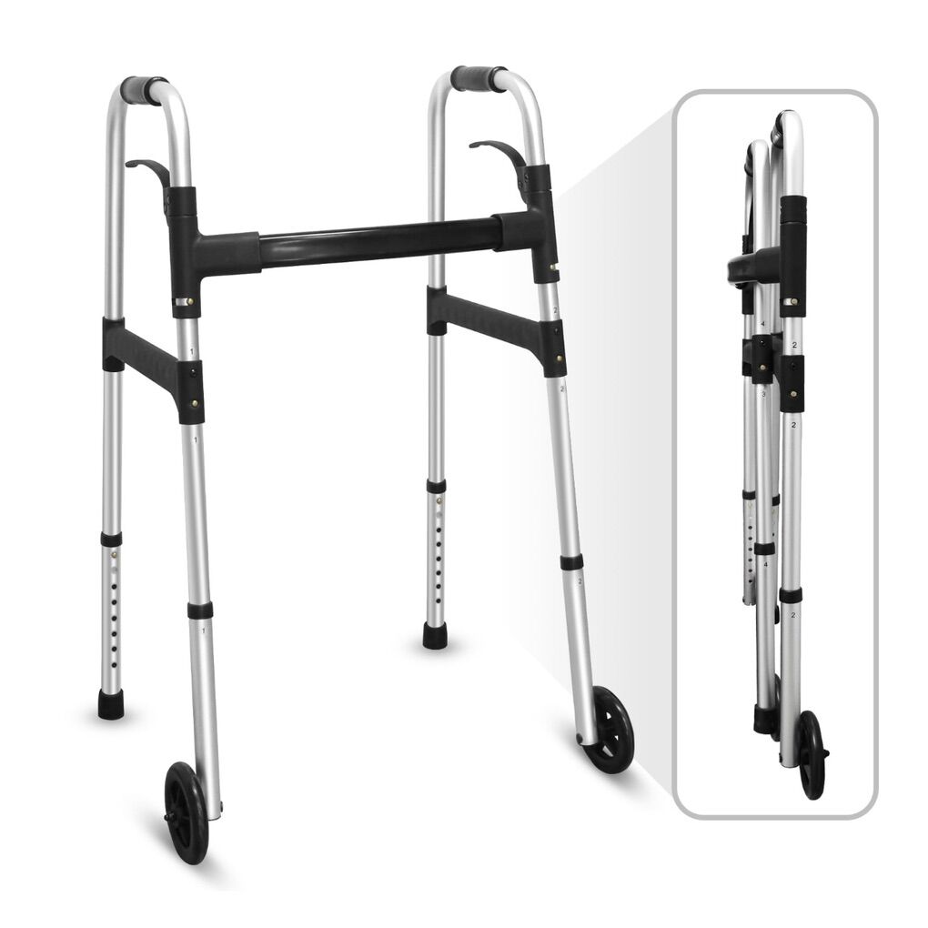 Compact Folding Walker  For Seniors / Recovery