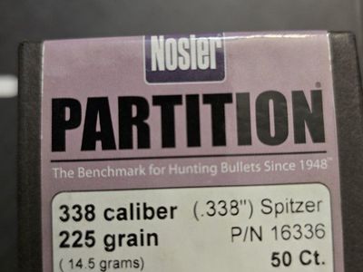 Nosler Partitions