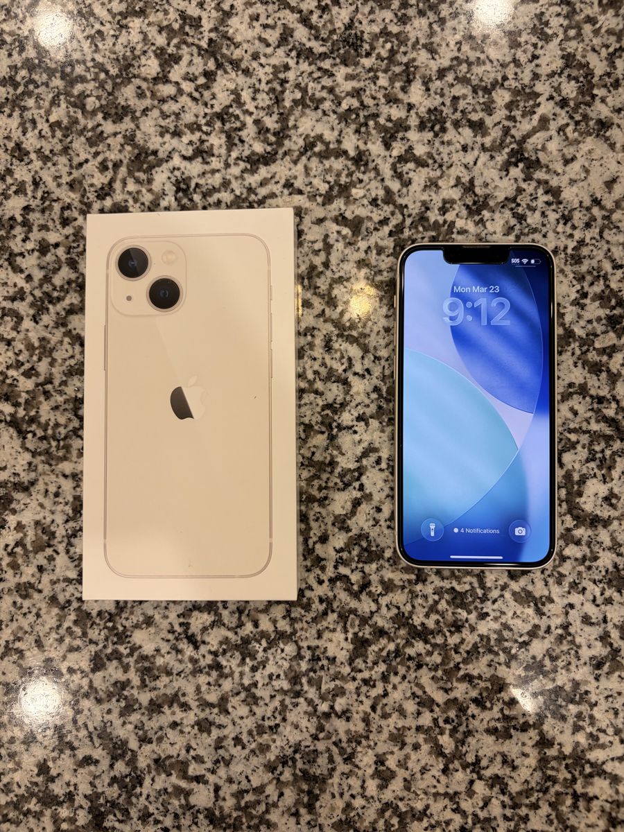 Unlocked iPhone 13 mini - Starlight - 78%