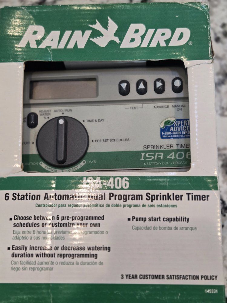 Rain Bird 6 Station ISA-406