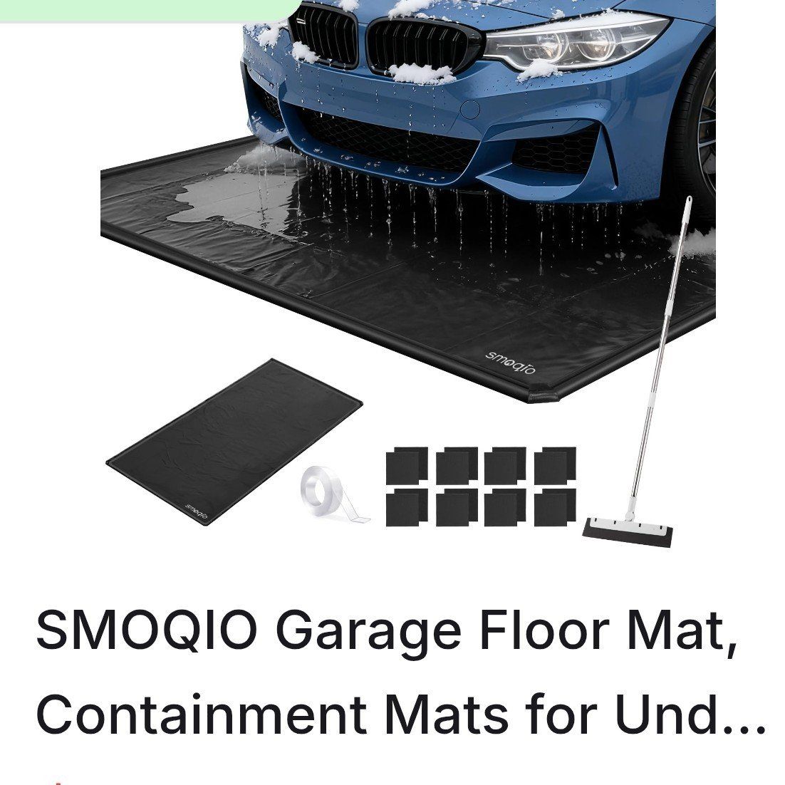 garage floor containment mat