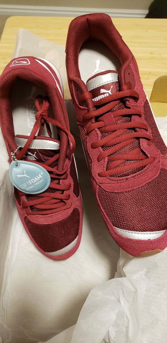New Puma Vista red burgundy size sz 10 men's mens men man