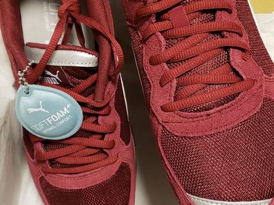 New Puma Vista red burgundy size sz 10 men's mens men man