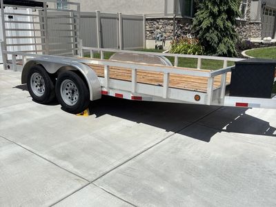 2023 BAUGHMAN 7x14 Aluminum trailer