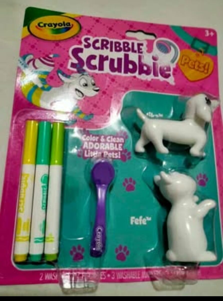 Scribble Scrubbie: Color Pets