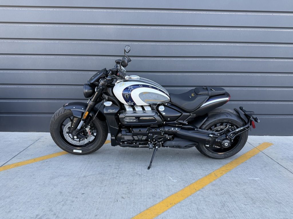 2025 Triumph Rocket 3 R Evel Knievel Edition Chrome/Pure White