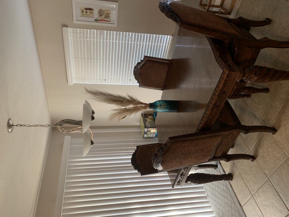 North shore dining room table and chairs