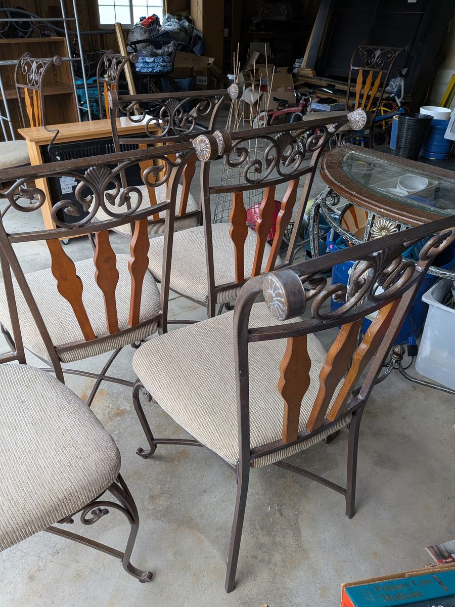Ornate dining chairs