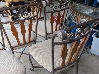 Ornate dining chairs
