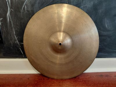 Vintage 1950s A Avedis Zildjian Small Stamp 18" Crash Cymbal 1435g