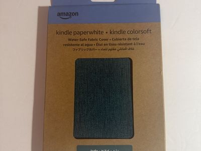 NEW Amazon Kindle Paperwhite (12th Gen) / Colorsoft Fabric Cover - Jade