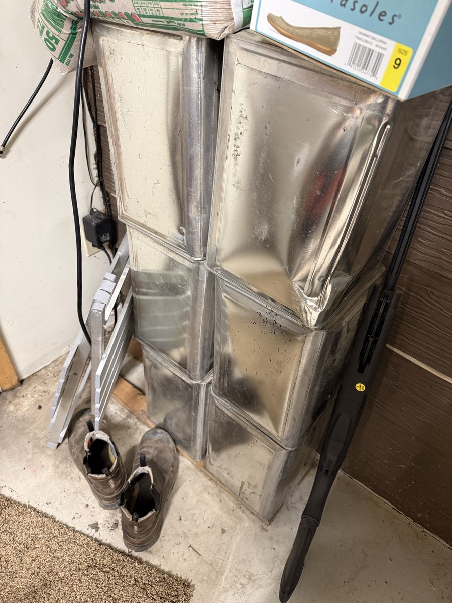 6 Metal Cans of Honey - Bulk Food Storage