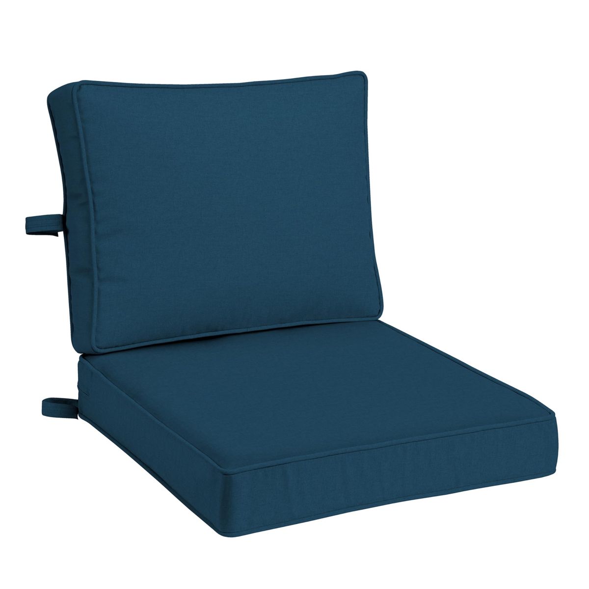 Arden Selections ProFoam Outdoor Patio Chair Cushion, Blue, Machine Washable