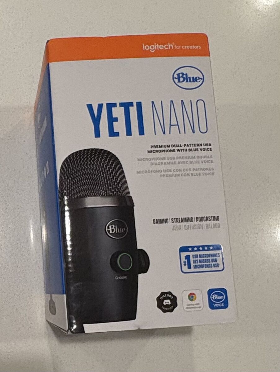NEW Blue Yeti Nano Premium USB Black Microphone