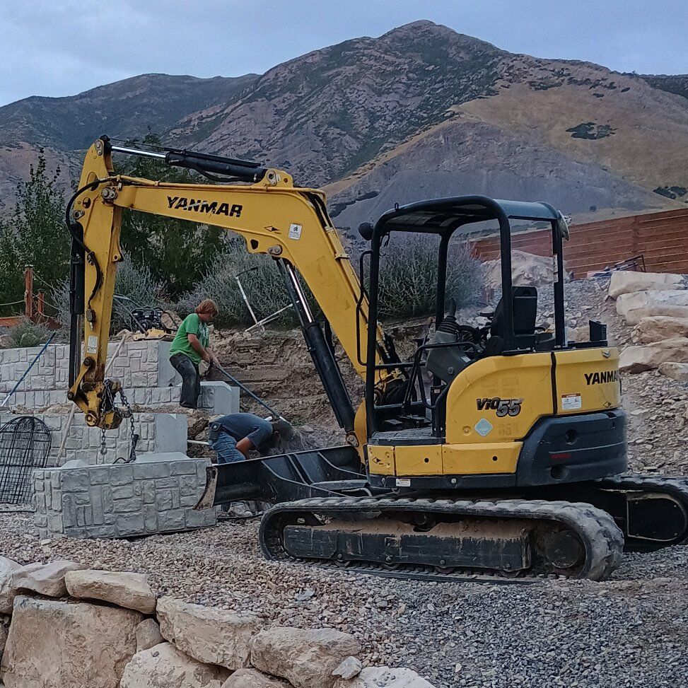 Mini x/ excavator for rent