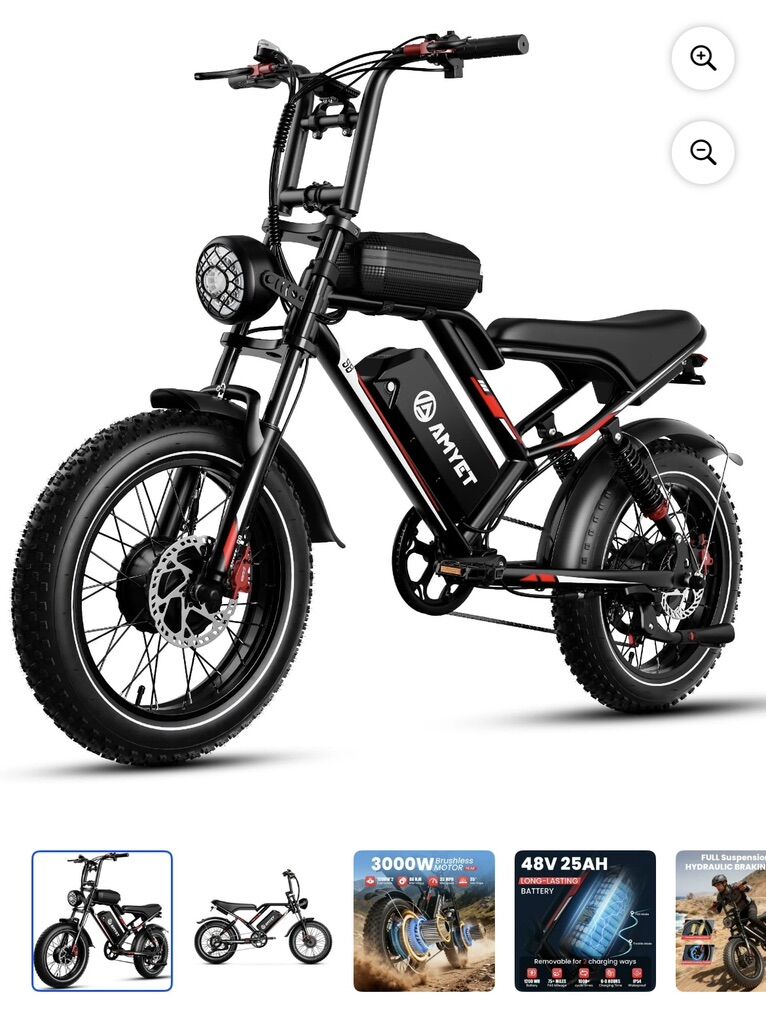 Brand New AMYET S8 Electric Bike- Never Used