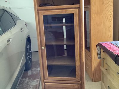 All Wood Curios/Hutch