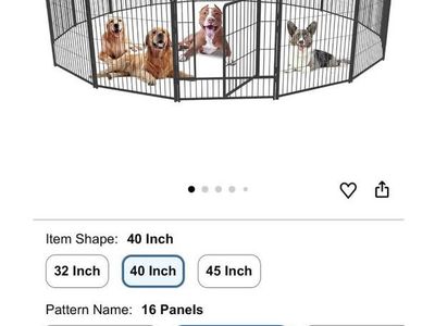 Dog playpen