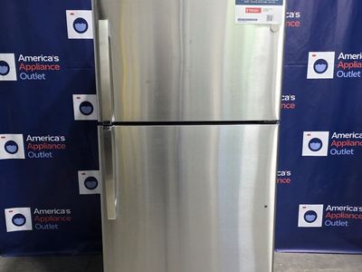 GE ENERGY STAR Top-Freezer Refrigerator (Stainless Steel), 33-Inch Wide, 21.9 Cu. Ft.