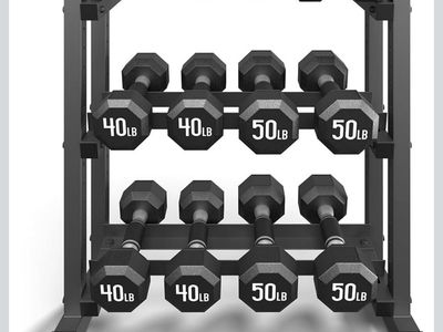 3-Tier Dumbbell Rack – 1100 lb Capacity (New)