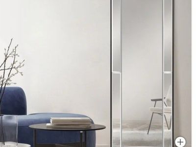 Olivia Beveled Glass Floor Mirror 24” W x 1.5” D x 65” H 1783061 #100210
