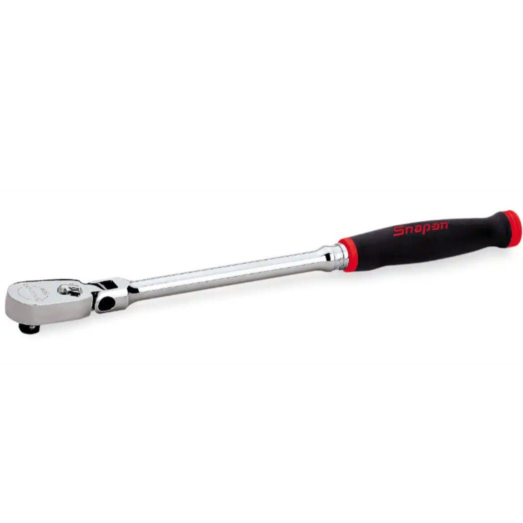 New Snap On 3/8 inch Long Handle Flex Head Ratchet