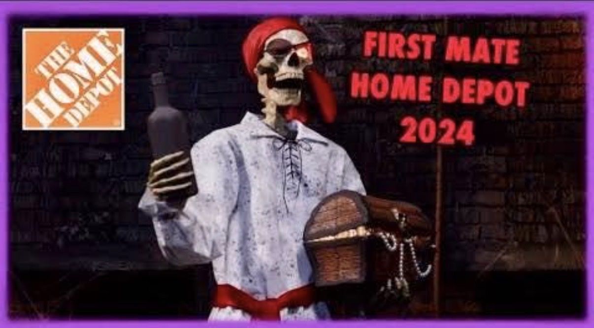 Halloween Home Depot Pirate Animatronic