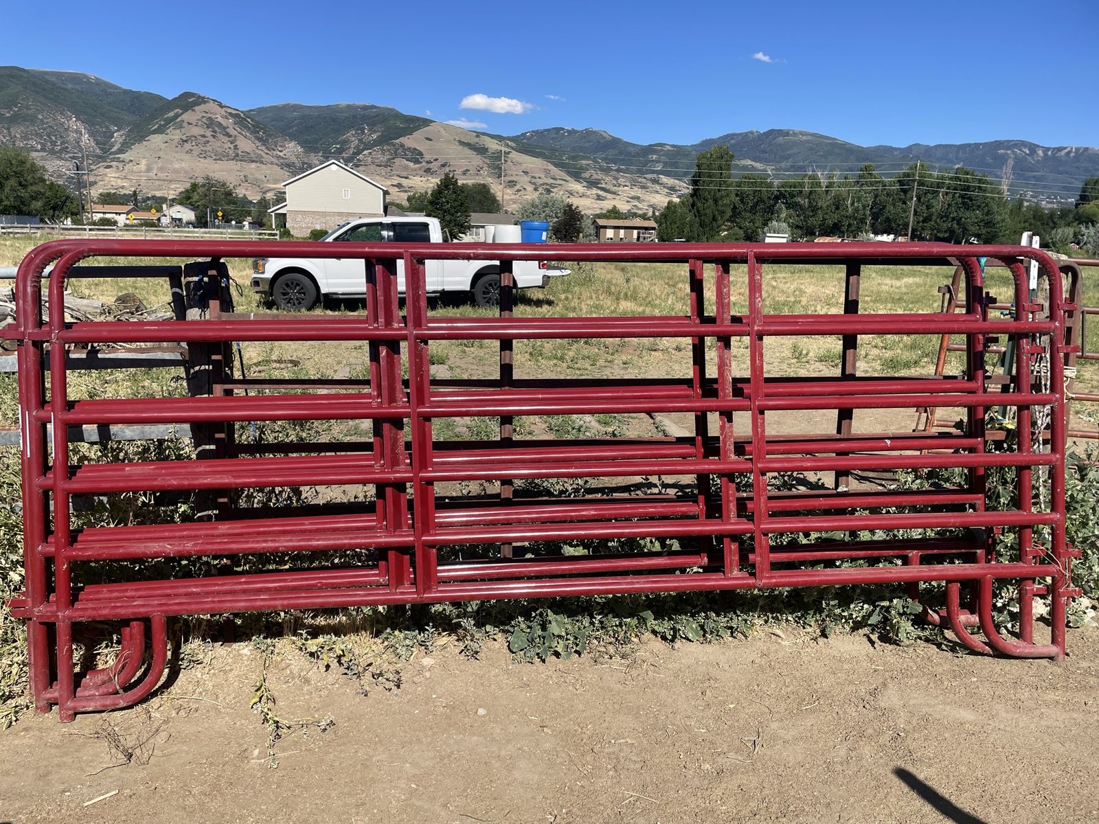 Livestock Fence Panels & Gate - 15 Panels, 1 Gate (12ft/5ft)
