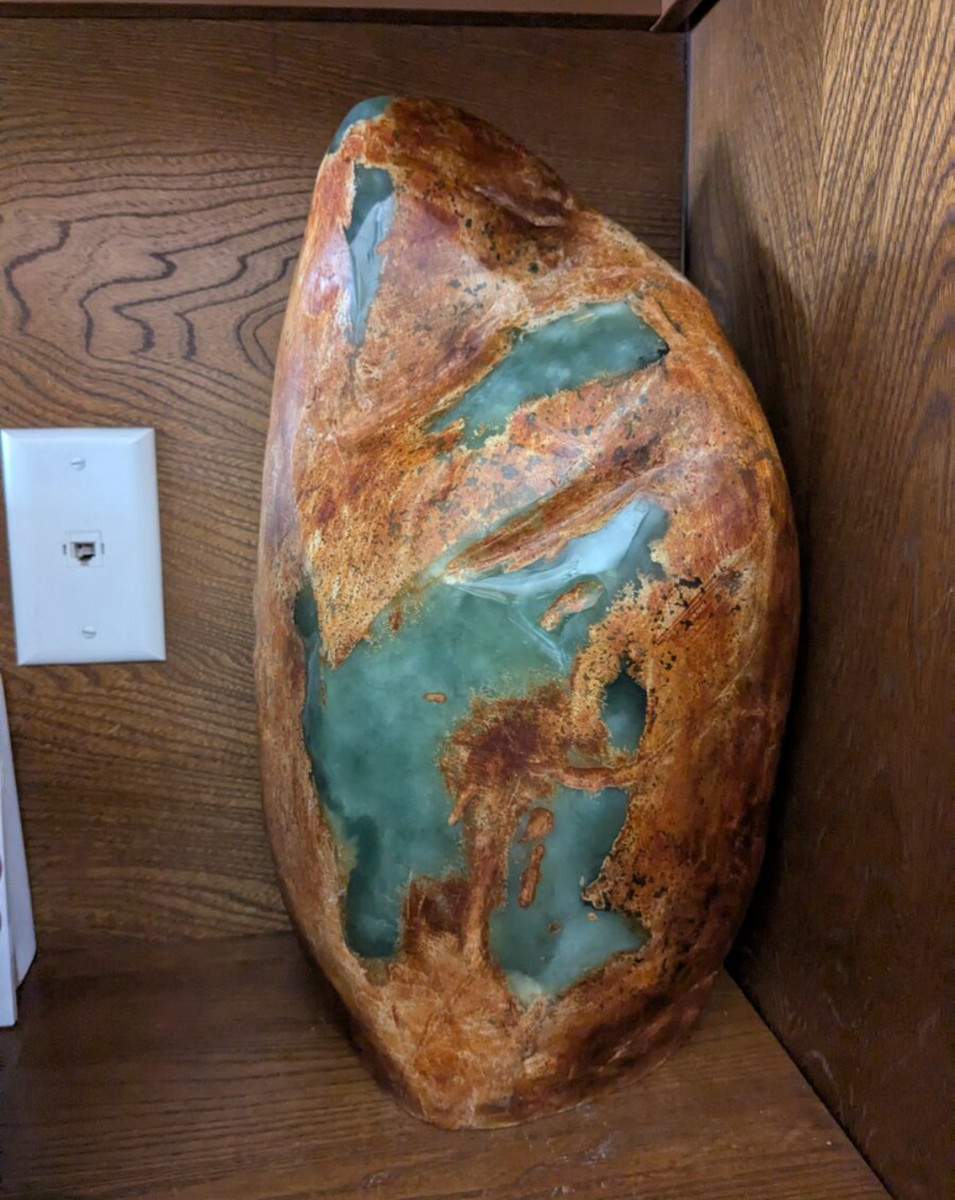 47lb Huge Blue Jadeite Boulder
