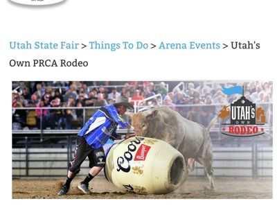 4 tickets to Utah State Fair Rodeo Friday Sep 11