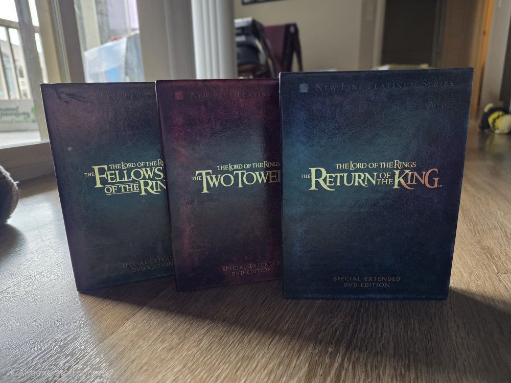 Lord of the Rings Collecter dvds,  The Hobbit