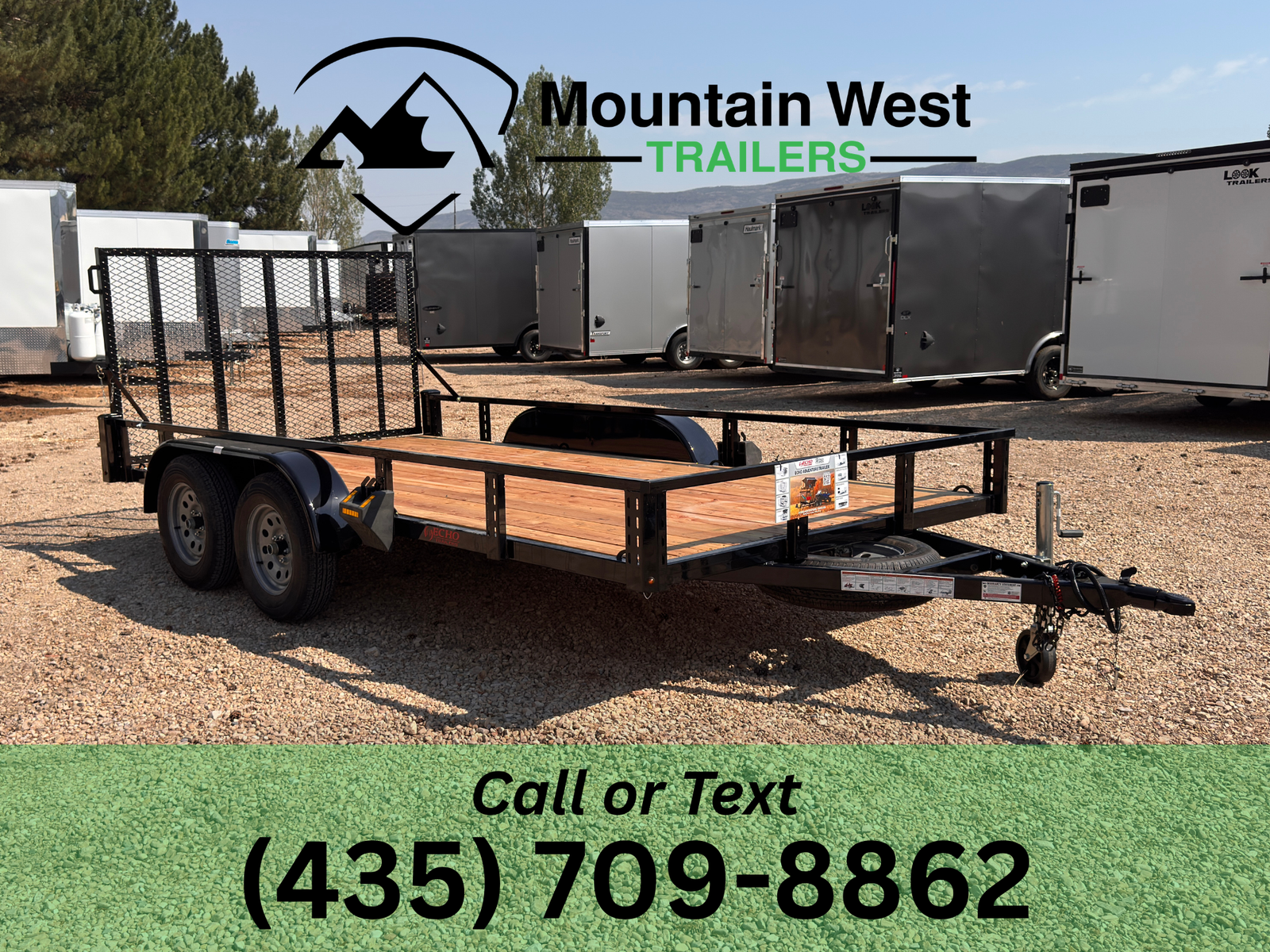 2027 Echo Trailers ADVANTAGE 7X14 Utility Trailer