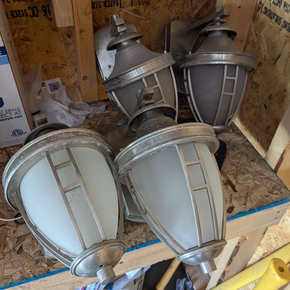 Exterior Light Fixture Decorative Nickel