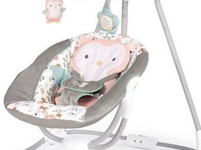 Ingenuity Electric Baby Swing - blue